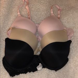 3 push up bras for $10!